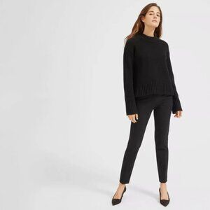 Everlane The Slim Wool Black Pants, size 2
